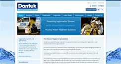 Desktop Screenshot of dantekenvironmental.co.uk