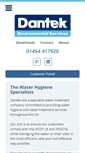 Mobile Screenshot of dantekenvironmental.co.uk