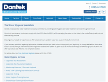 Tablet Screenshot of dantekenvironmental.co.uk